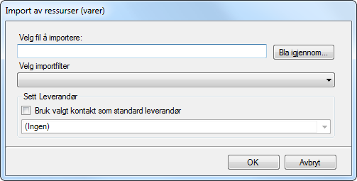 importer ressurser2